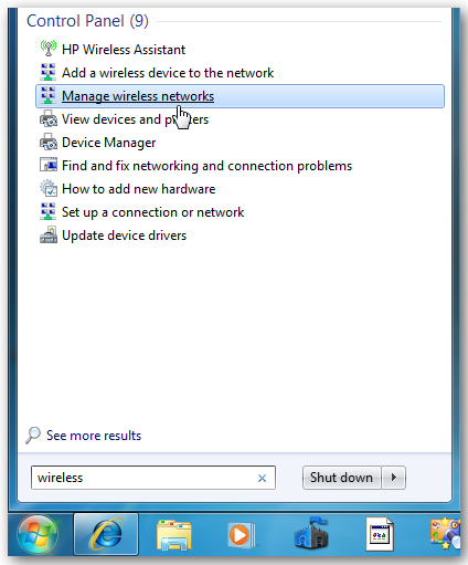 Problems With Wireless Network Adapter Vista
